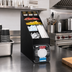 Thumbnail image #2 for Vollrath LidSaver 6-Section Black Plastic Straw & Condiment Organizer Cabinet