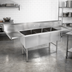 Thumbnail image #2 for John Boos B Series 3-Compartment Floor Model Stainless Steel Sink with Left and Right Drainboards