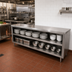 Thumbnail image #2 for Advance Tabco 96-Inch x 18-Inch Stainless Steel Dish Cabinet with Open Base and Mid-Shelf
