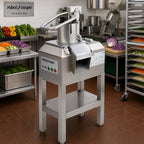 Thumbnail image #2 for Robot Coupe CL60E NODISC Commercial Floor-Model Vegetable Prep Machine with Stand, 3 HP, Two Speeds
