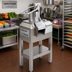 Thumbnail image #2 for Robot Coupe CL60E NODISC Floor Model Commercial Vegetable Prep Machine with Stand, 3 HP, 208-240V, 3-Phase