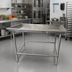 Thumbnail image #2 for Advance Tabco 96-Inch Stainless Steel Sorting Table with 3-Inch Raised Edge, No Backsplash