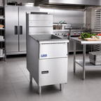 Thumbnail image #2 for Pitco Frialator (Middleby) Solstice SG14-S Freestanding Gas Fryer, Full Frypot, 40–50 lb Oil Capacity, Millivolt Controls, Stainless Steel