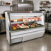 Thumbnail image #2 for Howard-McCray 34N Series 48-Inch Remote Double Duty Deli Meat & Cheese Service Case with Straight Glass and LED-Lit Mezzanine Shelf