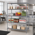 Thumbnail image #2 for Eagle Group Valu-Master 4-Tier Wire Shelving Starter Unit, 72W x 24D x 74H, Pewter Gray Epoxy