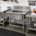 Thumbnail image #3 for Advance Tabco 20 x 20 x 12-Inch Single-Compartment Welded Sink Bowl