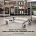 Thumbnail image #2 for Metro 8-Inch Polyurethane Brake Lock/Swivel Lock Combination Caster Set for 24-Inch Deep Dolly