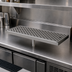 Thumbnail image #2 for Glastender Surface Mount Stainless Steel Drain Pan, 20 x 8 Inches