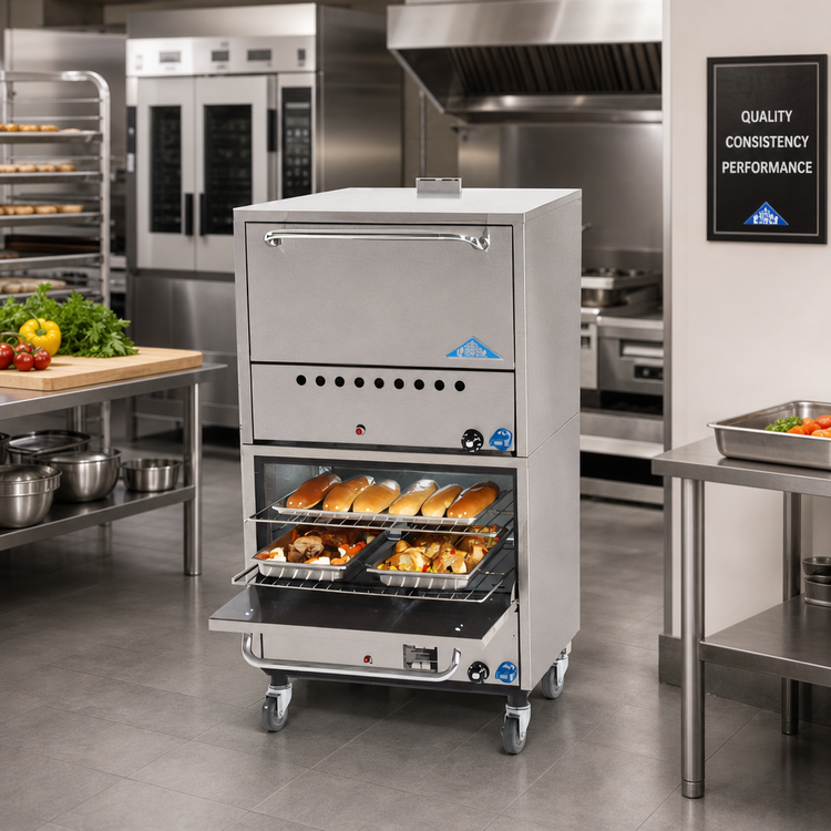 Product image #2 for Comstock-Castle Double-Stack Gas Deck Bake Oven, 31-Inch Frame