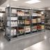 Thumbnail image #2 for Metro qwikTRAK High-Density Double-Deep Mobile Unit Kit for 18-Inch Shelving, Metroseal 3 Finish, 74-Inch Posts