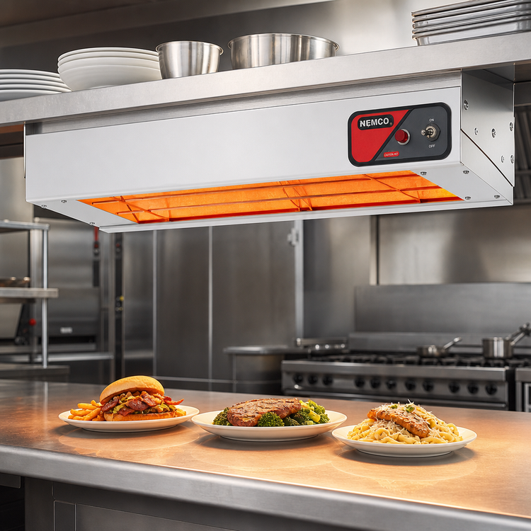 Product image #2 for Nemco 60-Inch Dual Infrared Strip Heater with On/Off Toggle Switch, 240V