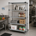 Thumbnail image #2 for Quantum Commercial Solid Stainless Steel Shelving Starter Kit, 42