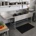 Thumbnail image #2 for John Boos Pro-Bowl 4-Compartment Stainless Steel Sink with Dual 30-Inch Drainboards