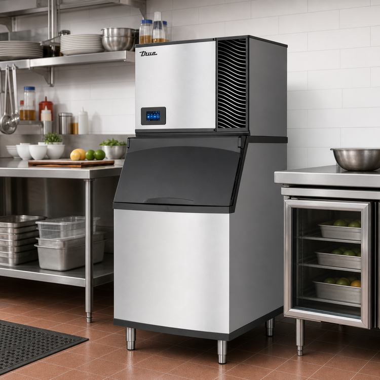 Product image #2 for True Ice Series 30-Inch Modular Half-Cube Ice Maker, Self-Contained Air-Cooled, 447 lb/Day