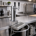 Thumbnail image #2 for Clamp-On 2-Faucet Countertop Draft Beer Tower with Chrome Finish and Stainless Steel Drip Tray