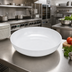 Thumbnail image #2 for American Metalcraft Endurance 86 oz. Round White Melamine Bowl, 11-1/4 Inch Diameter