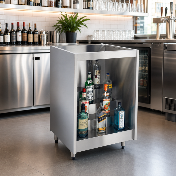 Product image #2 for Krowne Royal Series 24-Inch Back Bar Liquor Display, No Top, 4-Step