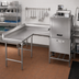 Thumbnail image #2 for Eagle Group Corner Clean Dishtable, 60-Inch x 60-Inch, Right-to-Left, 16-Gauge 430 Stainless Steel