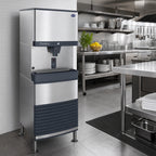 Thumbnail image #2 for Follett Products, LLC (Middleby) Symphony Plus 110FB414A-SI Freestanding Air-Cooled Chewblet Nugget Ice Dispenser, 90 lb Storage