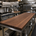 Thumbnail image #2 for John Boos Boos Block 144-Inch x 27-Inch American Black Walnut Edge Grain Kitchen Countertop with Varnique Finish