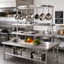 Thumbnail image #2 for Advance Tabco SWT-60 Table-Mounted Semi-Circular Stainless Steel Pot Rack, 60 Inch