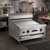 Thumbnail image #2 for Bistro 60-Inch Gas Restaurant Range with 1-Inch Manual Griddle Plate and Stub Back
