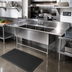 Thumbnail image #2 for John Boos Pro-Bowl Freestanding 3-Compartment Stainless Steel Sink with Left and Right Drainboards