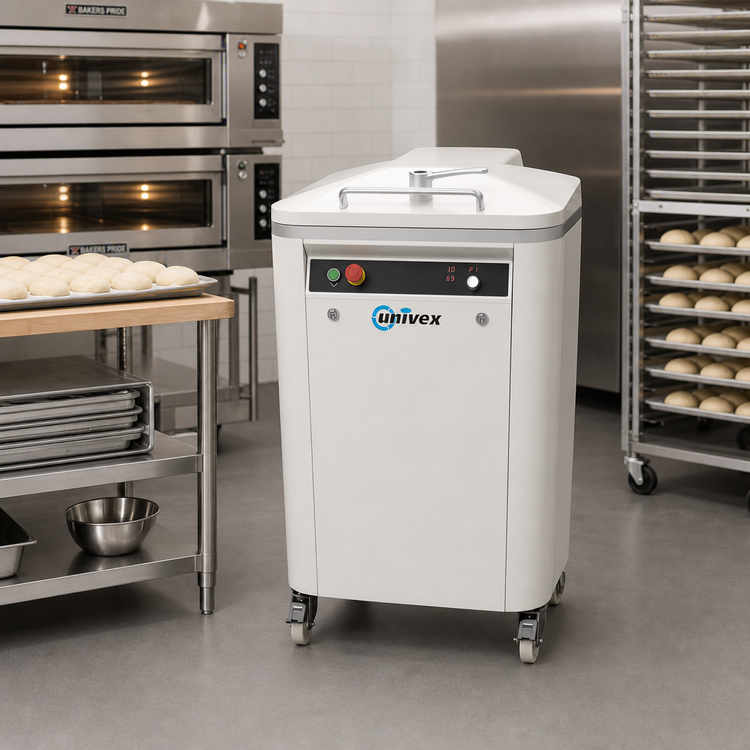 Product image #2 for Univex AQD24 Automatic Square Hydraulic Dough Divider, 24-Piece Floor Model, 4.5-29.27 oz.