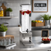 Thumbnail image #2 for Cal-Mil Squared 3-Gallon Single Beverage Dispenser with Ice Chamber, Spigot, and Drip Tray
