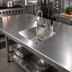 Thumbnail image #2 for John Boos Weld-In Undermount Single-Compartment Stainless Steel Sink, 16 Gauge, 16 x 20 x 14 Inch Bowl