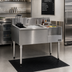 Thumbnail image #2 for Eagle Group 1800 Series 50-Inch Underbar Ice Bin/Cocktail Station with Center Ice Bin, Right Bottle Well and Left Blender Recess