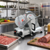 Thumbnail image #2 for Omcan Manual Gravity Feed Commercial Meat Slicer with 10-Inch Knife, 1/5 HP, 110V