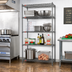 Thumbnail image #2 for Eagle Group Valu-Master 4-Tier Wire Shelving Starter Unit, 48