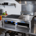 Thumbnail image #2 for Comstock-Castle FHP48-2RB-24B 48-Inch Countertop Gas Char-Broiler/Griddle-Cheesemelter