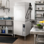 Thumbnail image #2 for Hobart Warewash AM16VLT-BAS-4 Ventless High-Temperature Door-Type Dishwasher, 27-Inch Chamber, 40 Racks/Hour, 480V 3-Phase