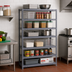 Thumbnail image #2 for Quantum Heavy Duty 7-Shelf Stationary Wire Shelving Unit, 36 x 18 x 39 Inches