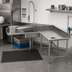 Thumbnail image #2 for Eagle Group Right-Hand Corner Soiled Dishtable with Pre-Rinse Sink, 60 x 60 Inch, 16/430 Stainless Steel Top