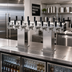 Thumbnail image #2 for Back-to-Back Bridge Tee Glycol-Cooled Draft Beer Tower, Countertop, Extra High, 20-Faucet Capacity, Polished Chrome