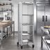 Thumbnail image #2 for Panco Mobile Full-Height Aluminum Utility Rack with 12 Slides for 18 x 26 Pans