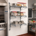Thumbnail image #2 for Quantum Wall-Mounted Cantilever Shelving Starter Unit with 3 Wire Shelves