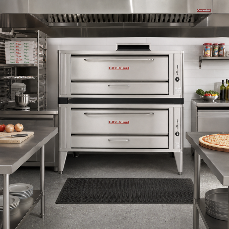 Product image #2 for Blodgett 1060 DOUBLE Double-Deck Gas Pizza Oven, 60-Inch x 37-Inch Deck Interior