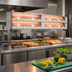 Thumbnail image #2 for Hatco Glo-Ray® 96-Inch Double Lighted Infrared Strip Heater