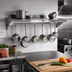 Thumbnail image #2 for John Boos Stallion Wall-Mount Stainless Steel Pot Rack Shelf, 36