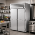 Thumbnail image #2 for True Spec Series 2-Section Roll-In Refrigerator with 2 Locking Stainless Steel Doors, Self-Contained