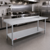 Thumbnail image #2 for Duke Deluxe Stainless Steel Work Table with 1-1/8