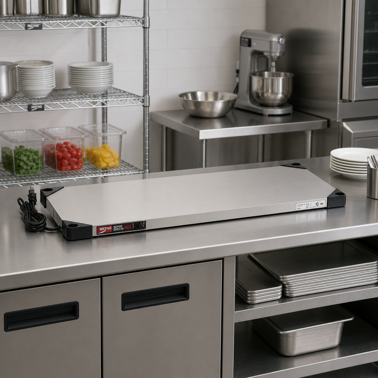Product image #3 for Metro Super Erecta Hot 36-Inch x 14-Inch Countertop Heated Warming Shelf