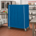 Thumbnail image #2 for Metro Waterproof Vinyl-Nylon Coated Queen Mary & Banquet Cart Cover, 48 x 18 x 62 Inches, Mariner Blue