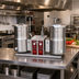 Thumbnail image #2 for Crown EC-10TW-2 Twin 10 Gallon Electric Countertop Tilting Kettle