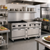 Thumbnail image #2 for Vulcan Endurance 72-Inch Commercial Gas Range with 6 Open Burners, 36-Inch Manual Griddle, and 2 Standard Ovens