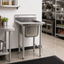 Thumbnail image #2 for Eagle Group 314 Series 1-Compartment Stainless Steel Sink with Right Drainboard